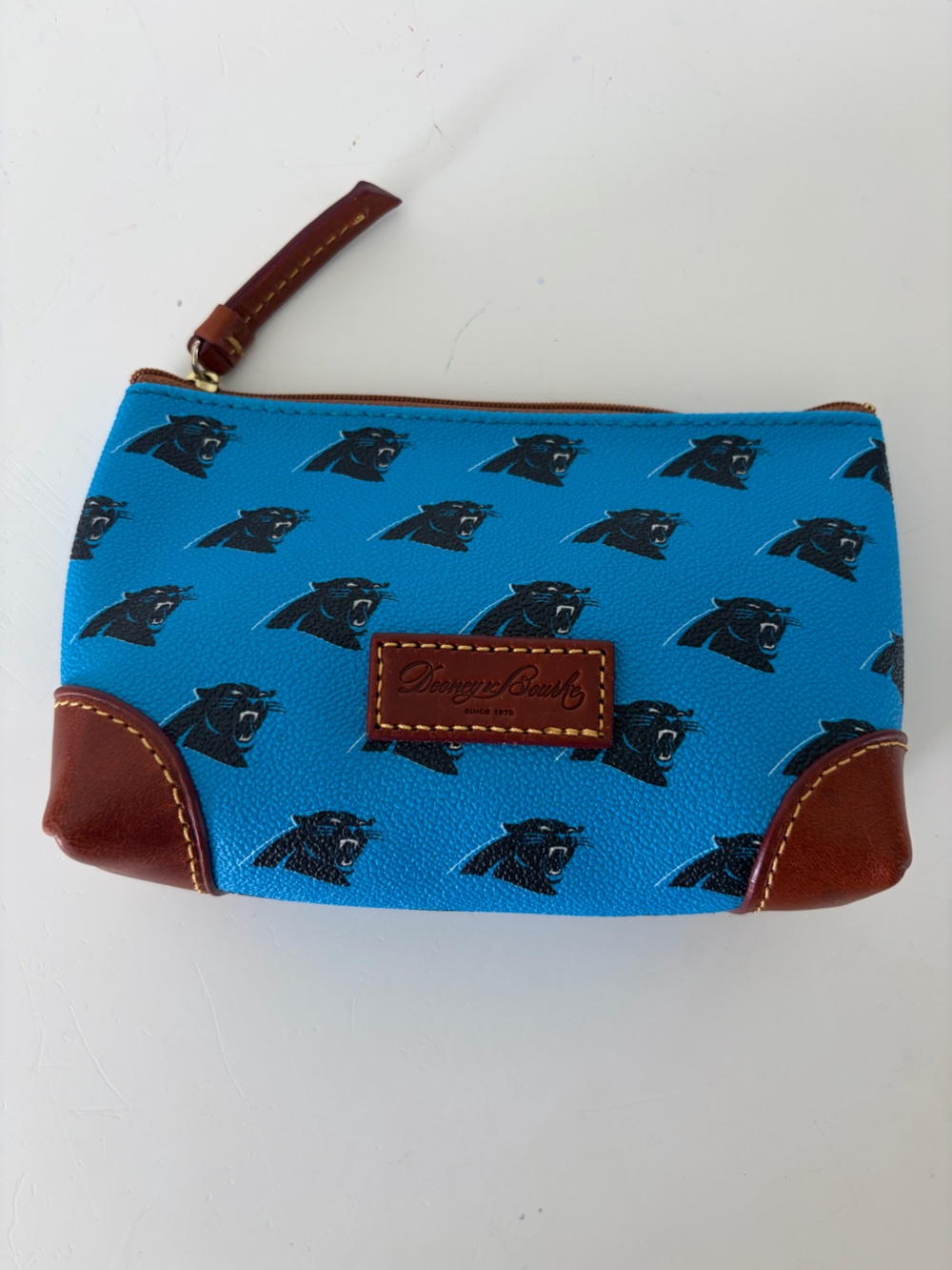 Dooney & Bourke Carolina Panthers NFL Accessories Cosmetic Bag